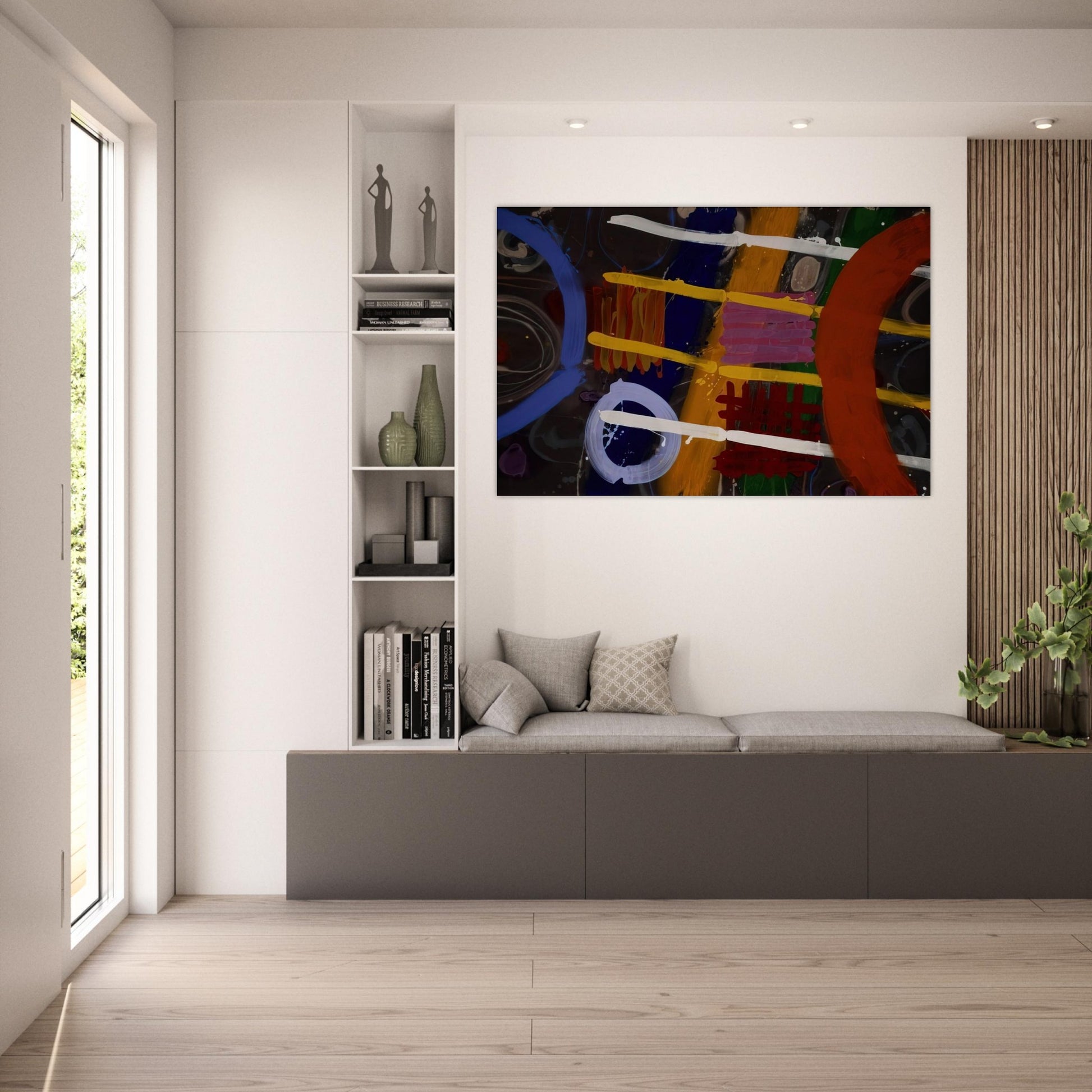 Buchanan - 1987 - Albert Irvin Art Prints - 100x150 cm / 40x60″ inches | Albert Irvin Poster | Albert Irvin Prints