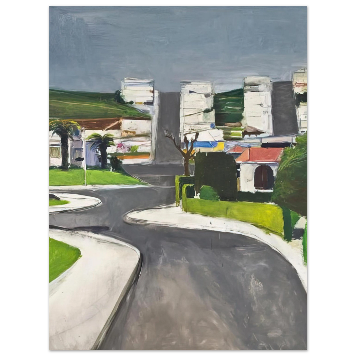 Richard Diebenkorn - Ingleside  75x100 cm / 30x40inches Fine Art Poster