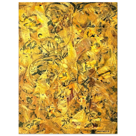 Jackson Pollock - NUMBER 2  75x100 cm / 30x40inches Fine Art Poster
