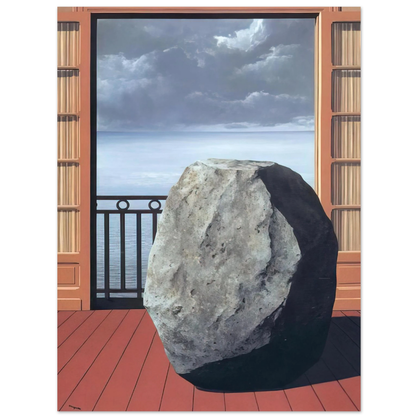 Rene Magritte - INVISIBLE WORLD 1954  75x100 cm / 30x40inches Fine Art Poster