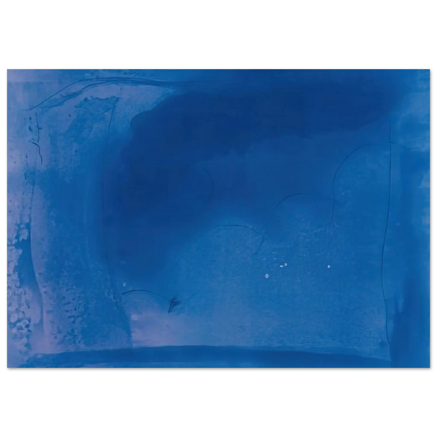 Helen Frankenthaler - Corot s Mark - 1987 Wall art - A1 (59.4 x 84.1  cm) - Premium Wooden Framed Poster With Fine Art Paper - Black frame