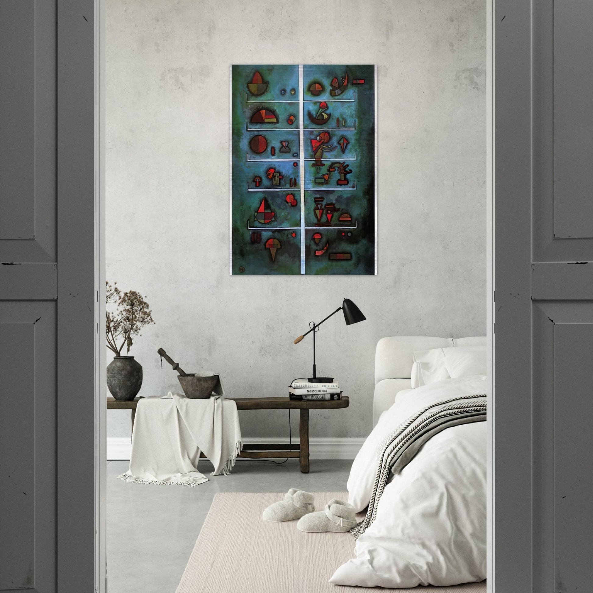 STOREYS 1929 - Wassily Kandinsky Brushed Aluminum Print - 70x100 cm / 28x40 inches | Wassily Kandinsky Aluminum Print | Wassily Kandinsky Prints