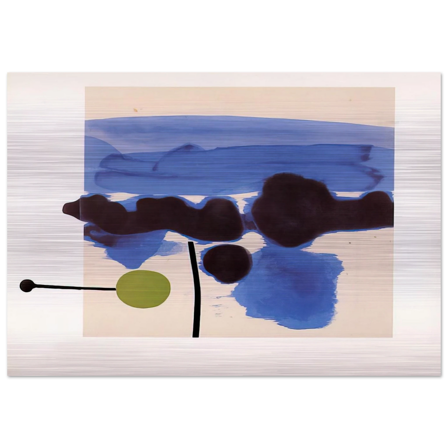 THE PASSION FLOWER 1986 - Victor Pasmore Brushed Aluminum Print - 70x100 cm / 28x40 inches | Victor Pasmore Aluminum Print | Victor Pasmore Prints