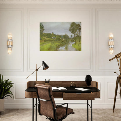 LANDSCAPE LESQUIELLES ST GERMAIN 1903 - Henri Matisse Brushed Aluminum Print - 70x100 cm / 28x40 inches | Henri Matisse Aluminum Print | Henri Matisse Prints