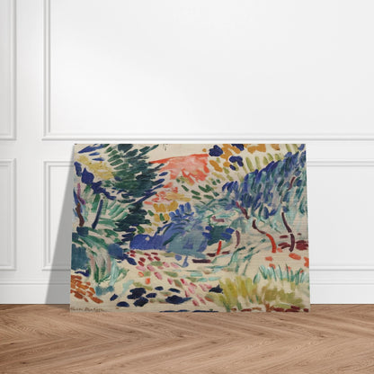 LANDSCAPE AT COLLIOURE 1905 - Henri Matisse Brushed Aluminum Print - 70x100 cm / 28x40 inches | Henri Matisse Aluminum Print | Henri Matisse Prints
