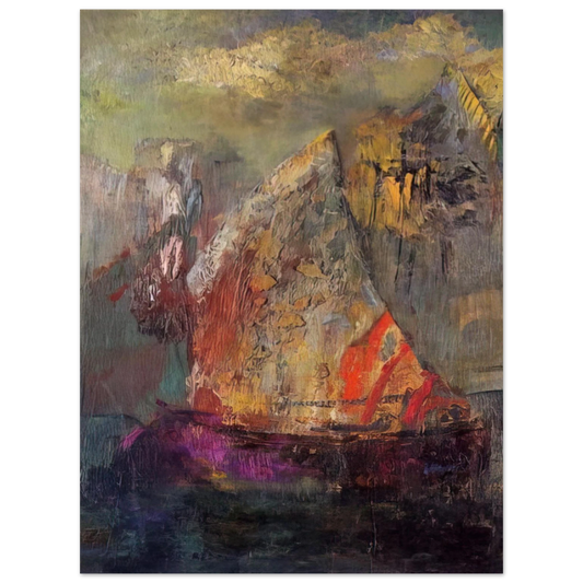 Odilon Redon - A BOAT 1  75x100 cm / 30x40inches Fine Art Poster