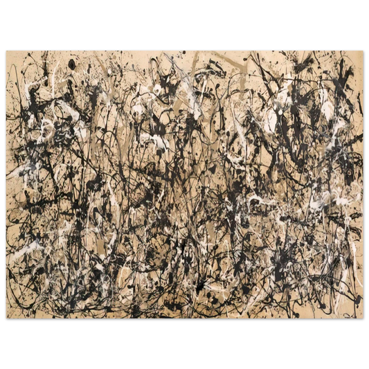 Jackson Pollock - AUTUMN RHYTHM NUMBER 30 1950  75x100 cm / 30x40inches Fine Art Poster