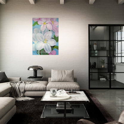 Apple Blossoms - Georgia O'Keeffe Brushed Aluminum Print - 70x100 cm / 28x40 inches | Georgia O'Keeffe Aluminum Print | Georgia O'Keeffe Prints
