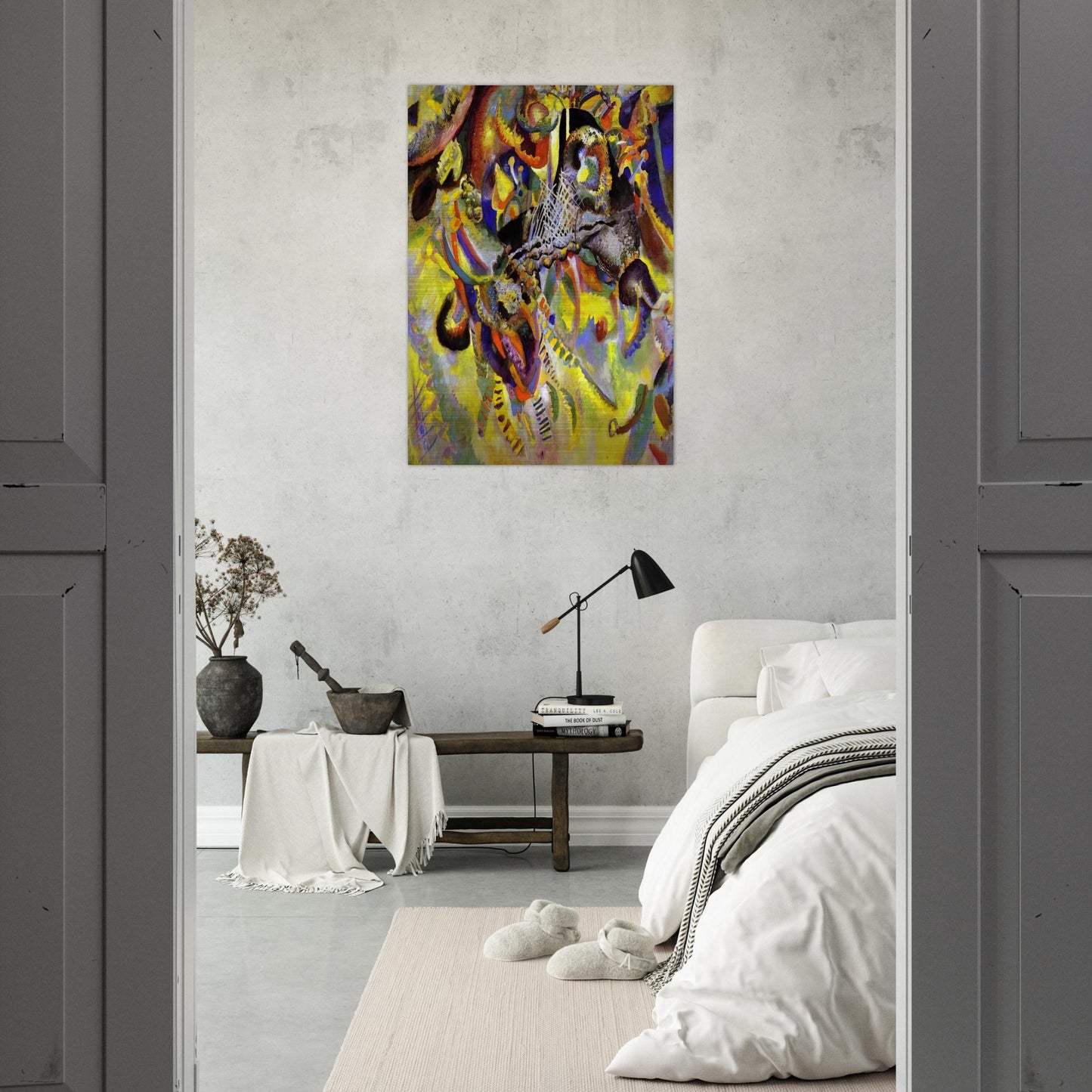 FUGUE 1914 - Wassily Kandinsky Brushed Aluminum Print - 70x100 cm / 28x40 inches | Wassily Kandinsky Aluminum Print | Wassily Kandinsky Prints