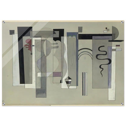 SURFACES MEETING 1934 - Wassily Kandinsky Acrylic Print - 70x100 cm / 28x40″ inches | Wassily Kandinsky Wall Art | Wassily Kandinsky Prints