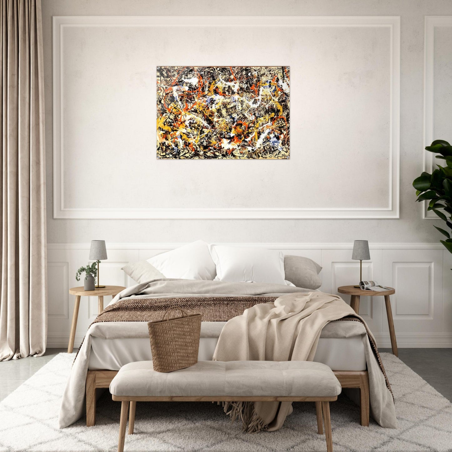 CONVERGENCE 1952 - Jackson Pollock Acrylic Print - 70x100 cm / 28x40″ inches | Jackson Pollock Wall Art | Jackson Pollock Prints