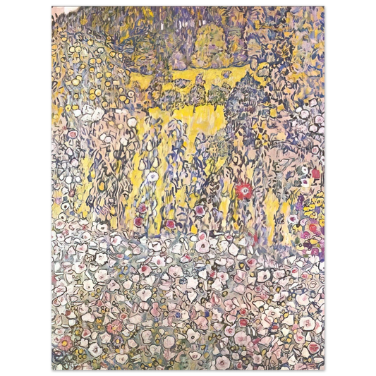Gustav Klimt - HORTICULTURAL LANDSCAPE WITH A HILLTOP  75x100 cm / 30x40inches Fine Art Poster