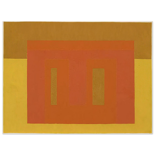 Josef Albers - VARIANT ADOBE SOUTHERN CLIMATE 1948  75x100 cm / 30x40inches Fine Art Poster