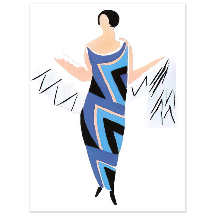 Sonia Delaunay - FASHION ILLUSTRATION 4  75x100 cm / 30x40inches Fine Art Poster