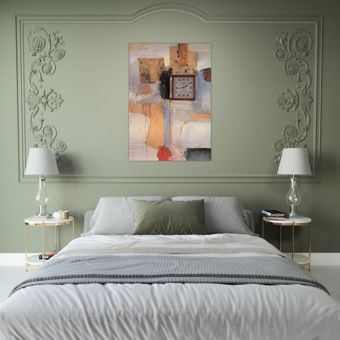 THIRD TIME PAINTING 1961 - Robert Rauschenberg Brushed Aluminum Print - 70x100 cm / 28x40 inches | Robert Rauschenberg Aluminum Print | Robert Rauschenberg Prints