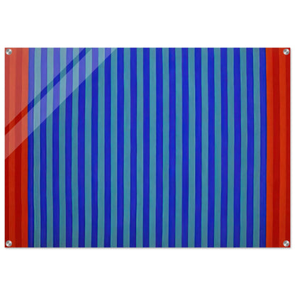 Untitled - 1962 - Gene Davis Acrylic Print - 70x100 cm / 28x40″ inches | Gene Davis Wall Art | Gene Davis Prints