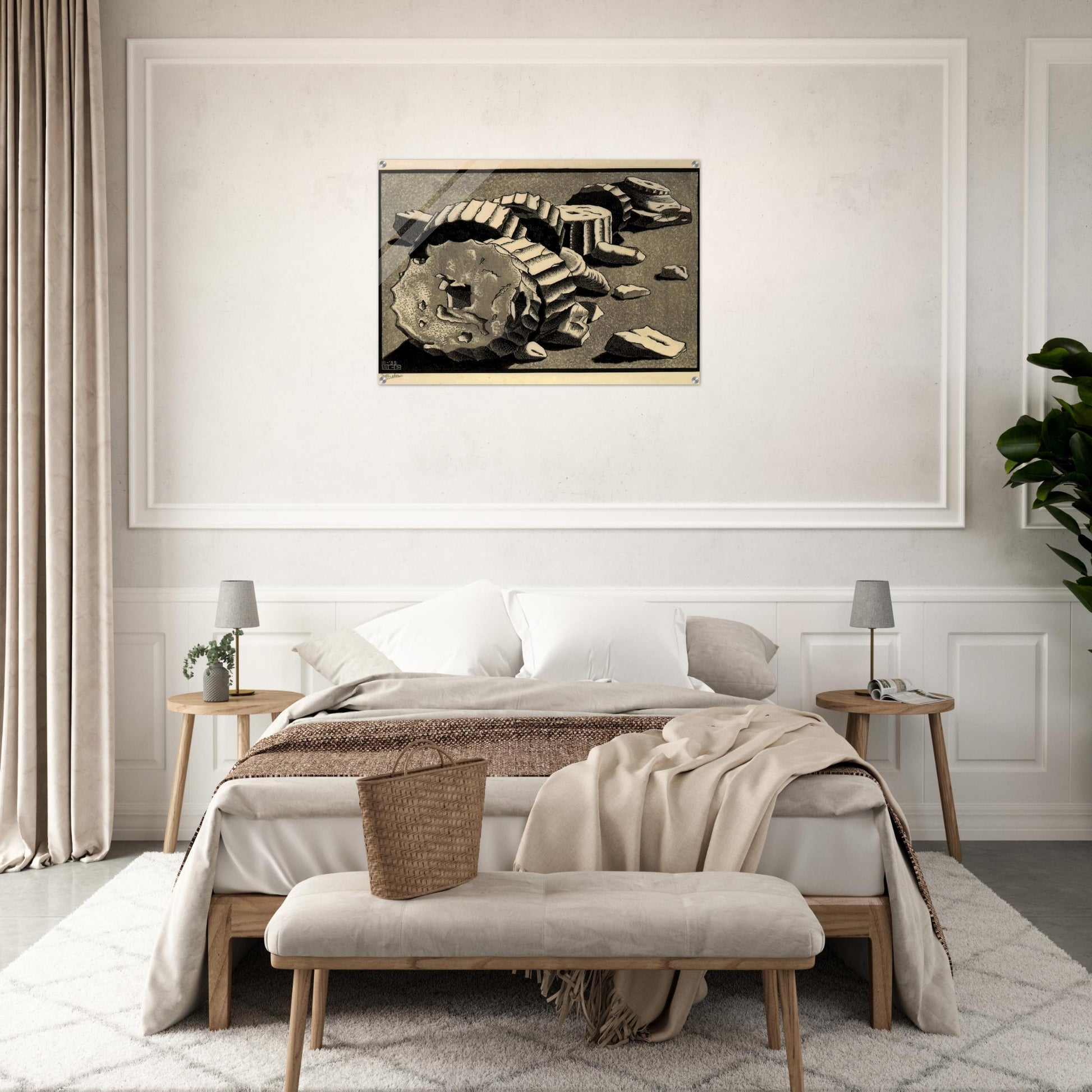 SELINUNTE SICILY OCTOBER 1935 1935 - MC Escher Acrylic Print - 70x100 cm / 28x40″ inches | Maurits Cornelis Escher Prints