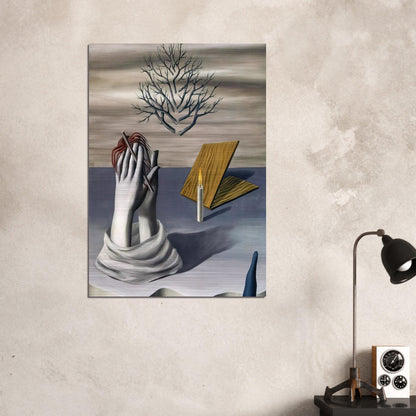 THE DAWN OF CAYENNE 1926 - Rene Magritte Brushed Aluminum Print - 70x100 cm / 28x40 inches | Rene Magritte Aluminum Print | Rene Magritte Prints