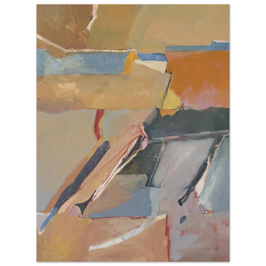 Richard Diebenkorn - Berkeley #8  75x100 cm / 30x40inches Fine Art Poster