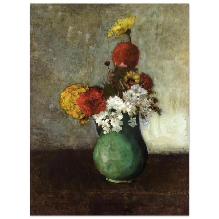 Odilon Redon - VASE OF FLOWERS 1900  75x100 cm / 30x40inches Fine Art Poster