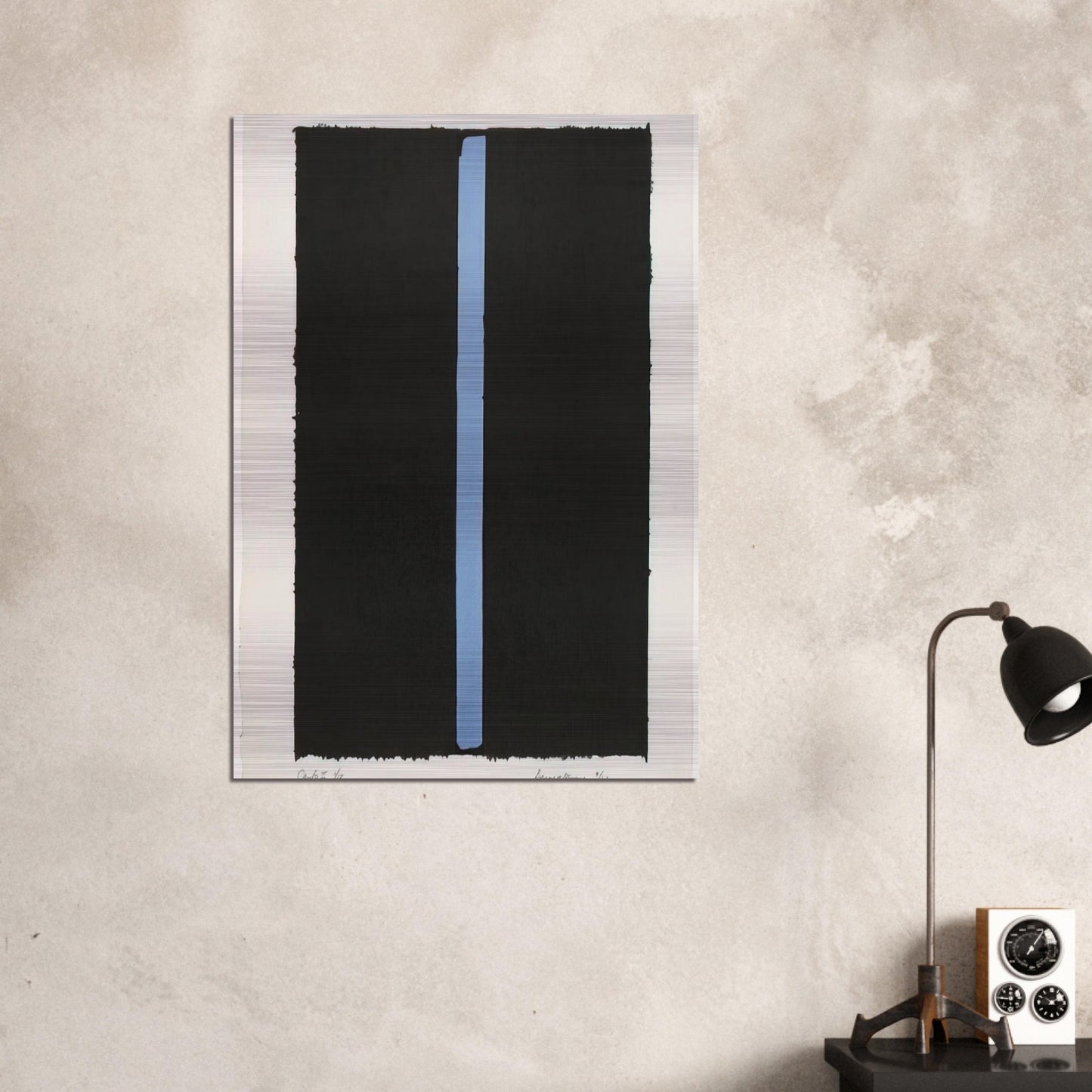 Canto II - Barnett Newman Brushed Aluminum Print - 70x100 cm / 28x40 inches | Barnett Newman Aluminum Print | Barnett Newman Prints