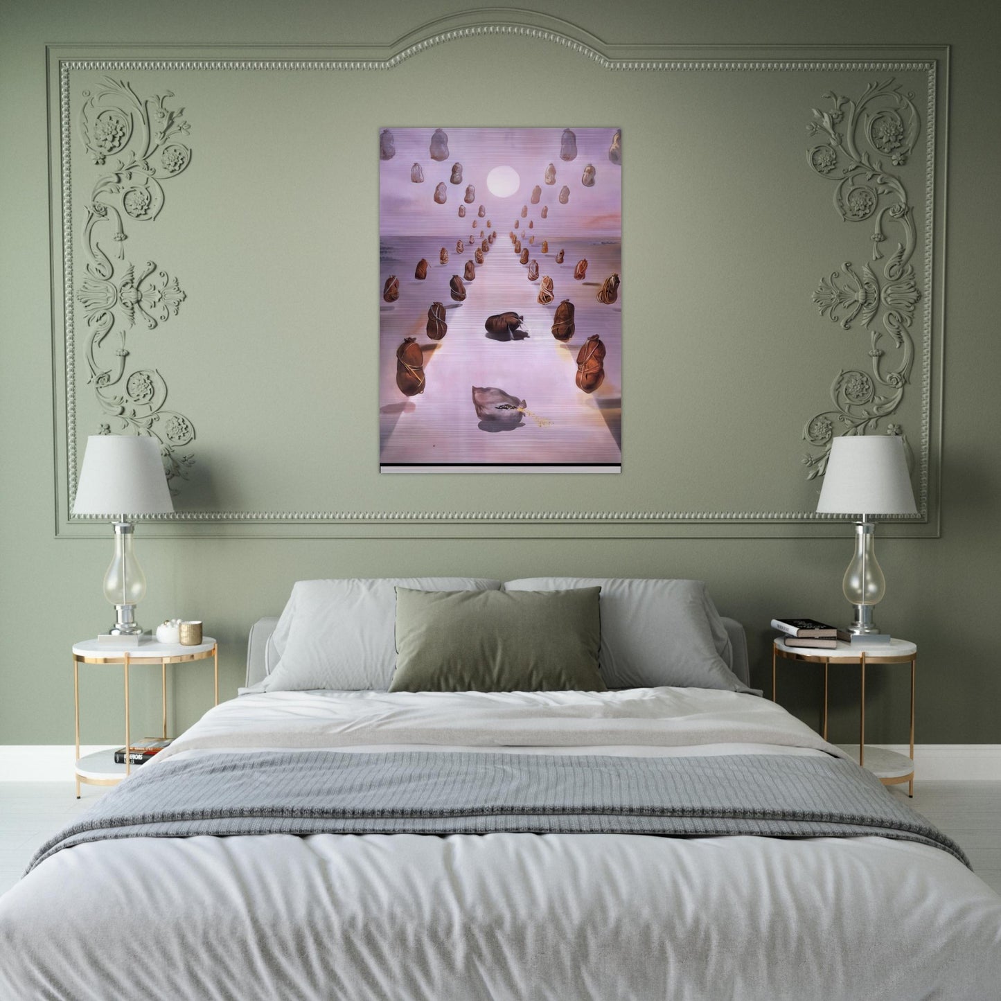 THE PATH OF ENIGMA - Salvador Dali Brushed Aluminum Print - 70x100 cm / 28x40 inches | Salvador Dali Aluminum Print | Salvador Dali Prints