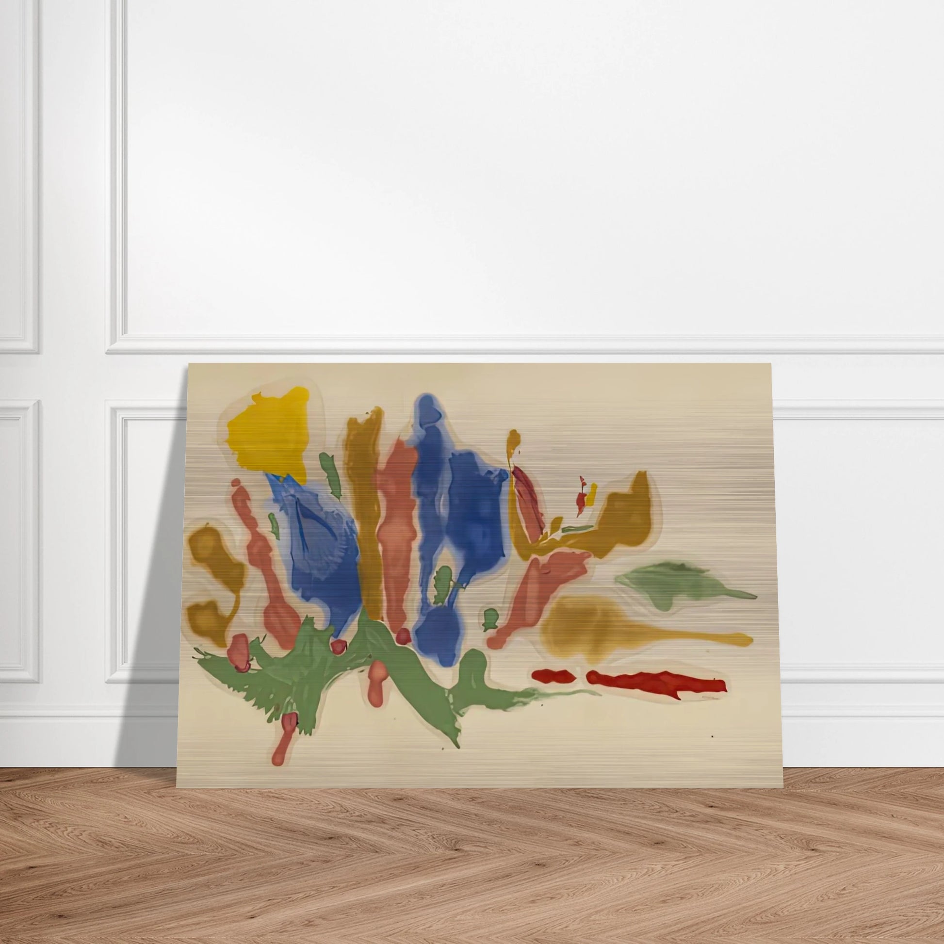 Cool Summer, 1962- - Helen Frankenthaler Brushed Aluminum Print - 70x100 cm / 28x40 inches | Helen Frankenthaler Aluminum Print | Helen Frankenthaler Prints