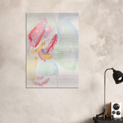 Sketch - Sam Francis Brushed Aluminum Print - 70x100 cm / 28x40 inches | Sam Francis Aluminum Print | Sam Francis Prints