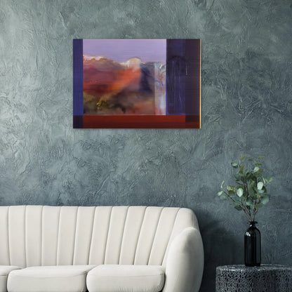 Sixteenth Century - 1985 - Ronnie Landfield Brushed Aluminum Print - 70x100 cm / 28x40 inches | Ronnie Landfield Aluminum Print | Ronnie Landfield Prints
