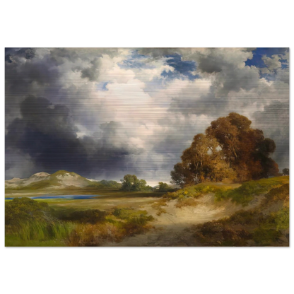 East Hampton - Thomas Moran Brushed Aluminum Print - 70x100 cm / 28x40 inches | Thomas Moran Aluminum Print | Thomas Moran Prints
