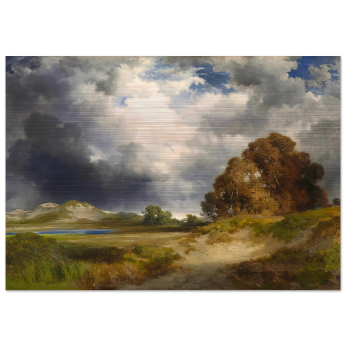East Hampton - Thomas Moran Brushed Aluminum Print - 70x100 cm / 28x40 inches | Thomas Moran Aluminum Print | Thomas Moran Prints