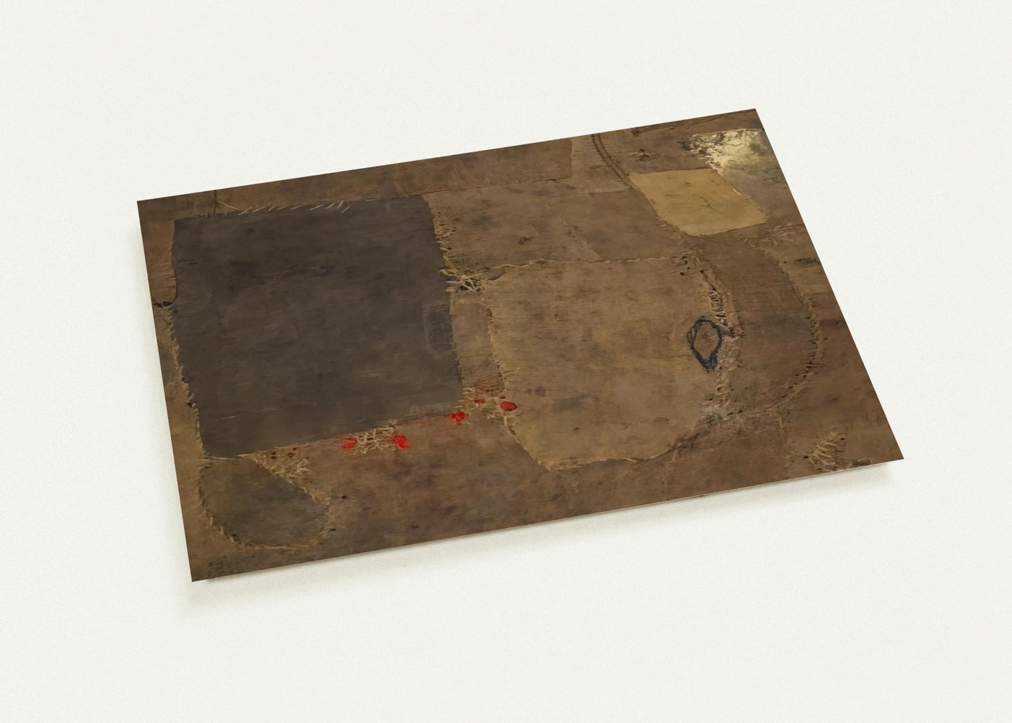Composition By Alberto Burri Pack of 10 Post Cards | Alberto Burri Post Cards | A6 (10.5 x 14.8 cm) - 4.1 x 5.8 inches