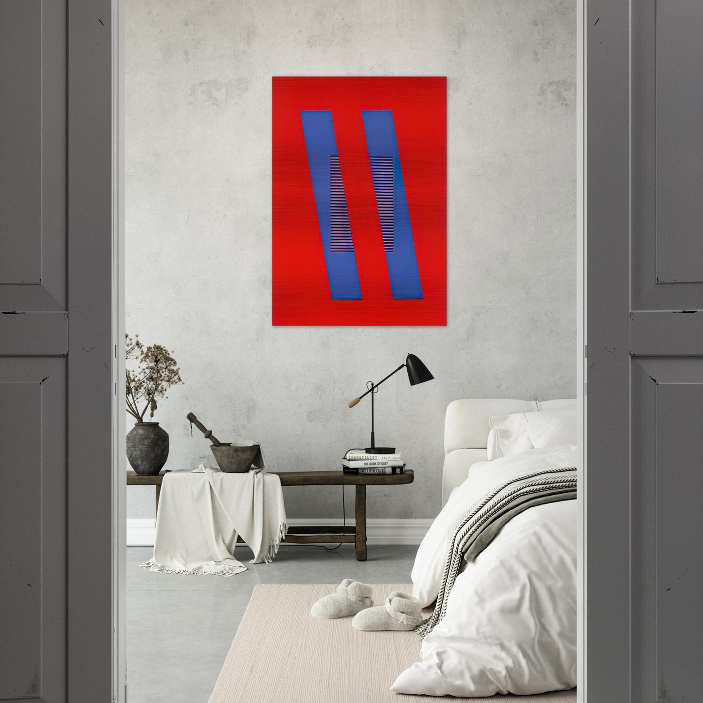 Book - 1958 - Dieter Roth Brushed Aluminum Print - 70x100 cm / 28x40 inches | Dieter Roth Aluminum Print | Dieter Roth Prints