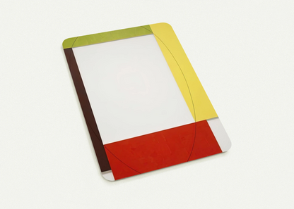FOUR COLOR FRAME PAINTING 5 PARASOL UNIT 1984 By Robert Mangold Pack of 10 Post Cards | Robert Mangold Post Cards | A6 (10.5 x 14.8 cm) - 4.1 x 5.8 inches