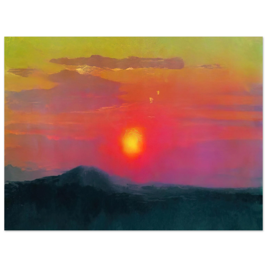 Arkhyp Kuindzhi - Red sunset  75x100 cm / 30x40inches Fine Art Poster