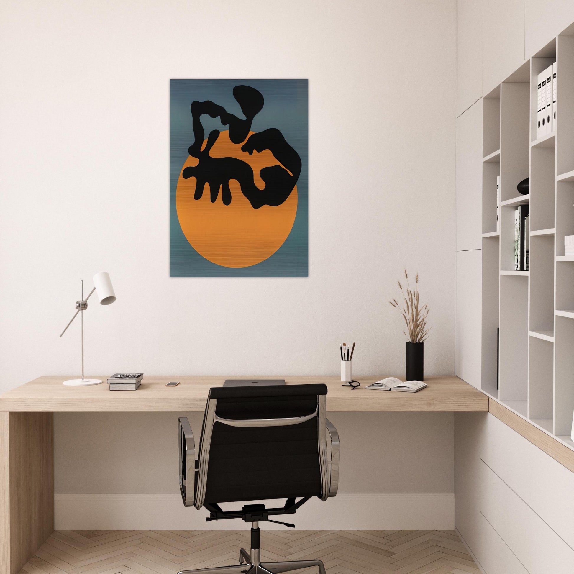 Not far from the sun, the moon and the stars - Jean Arp Brushed Aluminum Print - 70x100 cm / 28x40 inches | Jean Arp Aluminum Print | Jean Arp Prints