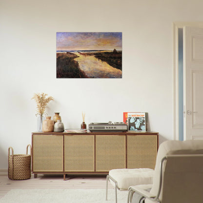FOCE DEL CINQUALE 1928 - Carlo Carra Brushed Aluminum Print - 70x100 cm / 28x40 inches | Carlo Carra Aluminum Print | Carlo Carra Prints