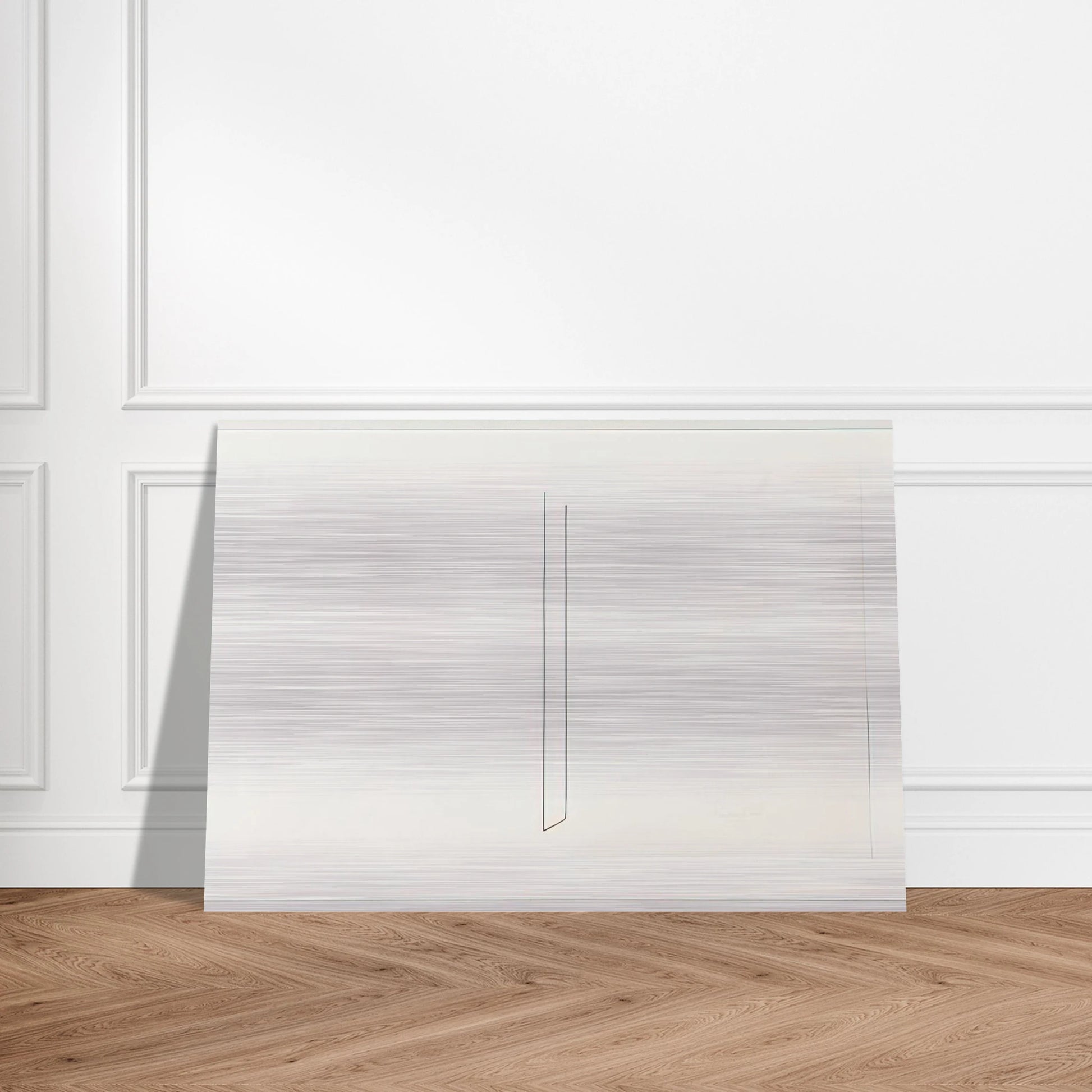 Untitled - 1975 - Fred Sandback Brushed Aluminum Print - 70x100 cm / 28x40 inches | Fred Sandback Aluminum Print | Fred Sandback Prints