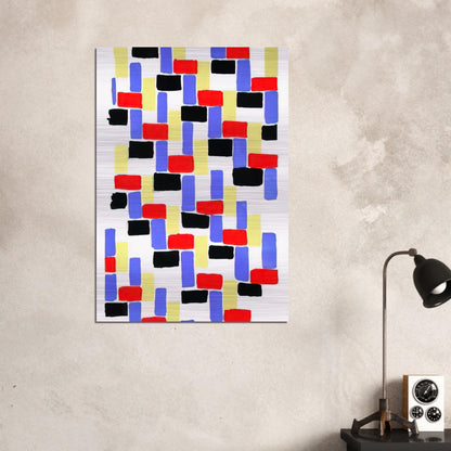 %D1%81OULEURS IDEES - Sonia Delaunay Brushed Aluminum Print - 70x100 cm / 28x40 inches | Sonia Delaunay Aluminum Print | Sonia Delaunay Prints