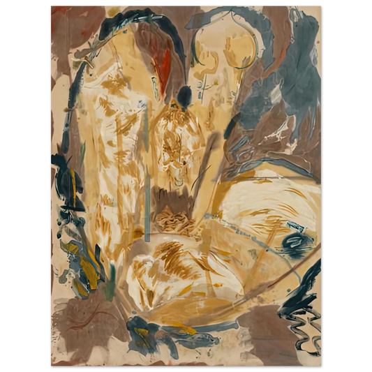 Helen Frankenthaler - Giralda, 1956- Wall Art - 21x29.7 cm / 8x12" - Fine Art Poster-canvas - -