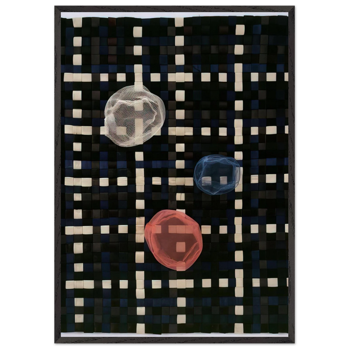 UNTITLED 2007 N1 - Louise Bourgeois 70x100 cm / 28x40 inches Framed Art Print – Black Wooden Frame