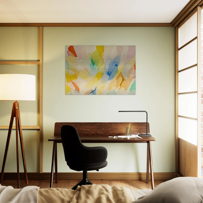 Lord of the Rainbow - Alice Baber Brushed Aluminum Print - 70x100 cm / 28x40 inches | Alice Baber Aluminum Print | Alice Baber Prints