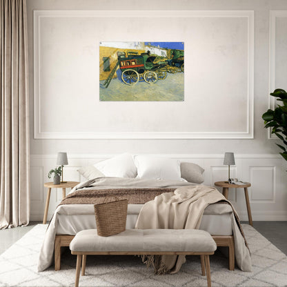 The Tarascon Diligence - Vincent van Gogh Acrylic Print - 70x100 cm / 28x40″ inches | Vincent van Gogh Wall Art | Vincent van Gogh Prints