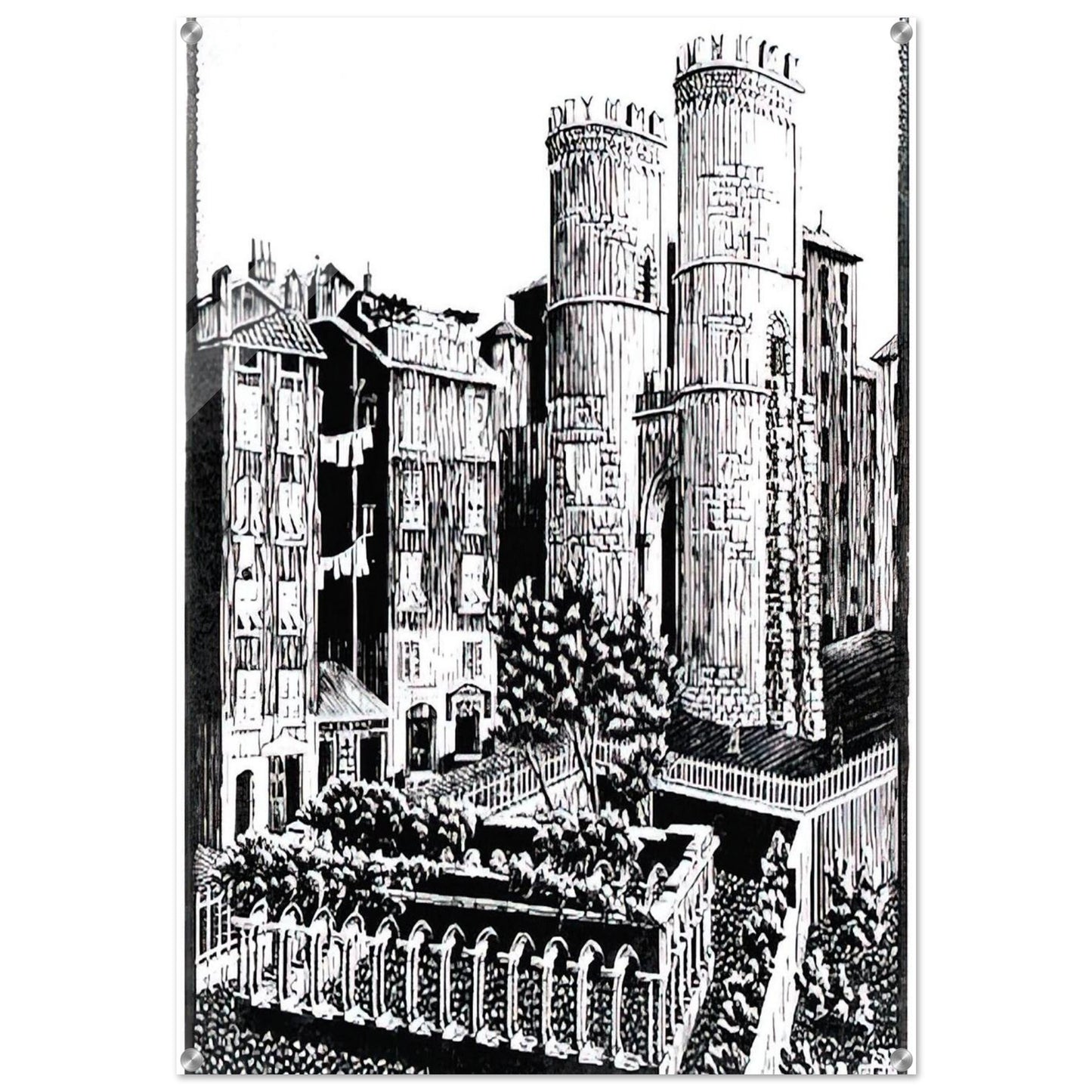 ESCHER (25) - MC Escher Acrylic Print - 70x100 cm / 28x40″ inches | Maurits Cornelis Escher Prints