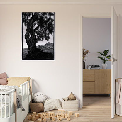 OLD OLIVE TREE CORSICA - MC Escher Brushed Aluminum Print - 70x100 cm / 28x40 inches | MC Escher Aluminum Print | MC Escher Prints
