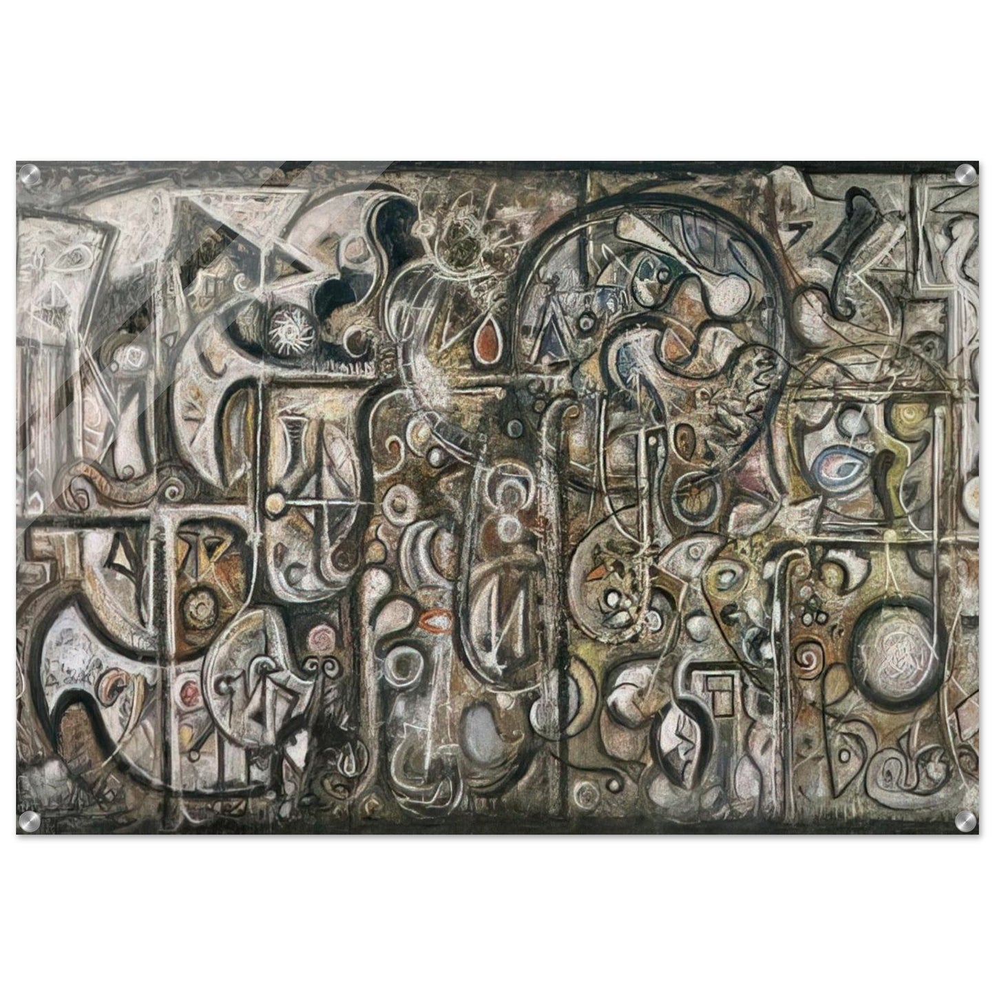 Symphony No. 1, The Transcendental - Richard Pousette-Dart Acrylic Print - 70x100 cm / 28x40″ inches | Richard Pousette-Dart Wall Art | Richard Pousette-Dart Prints