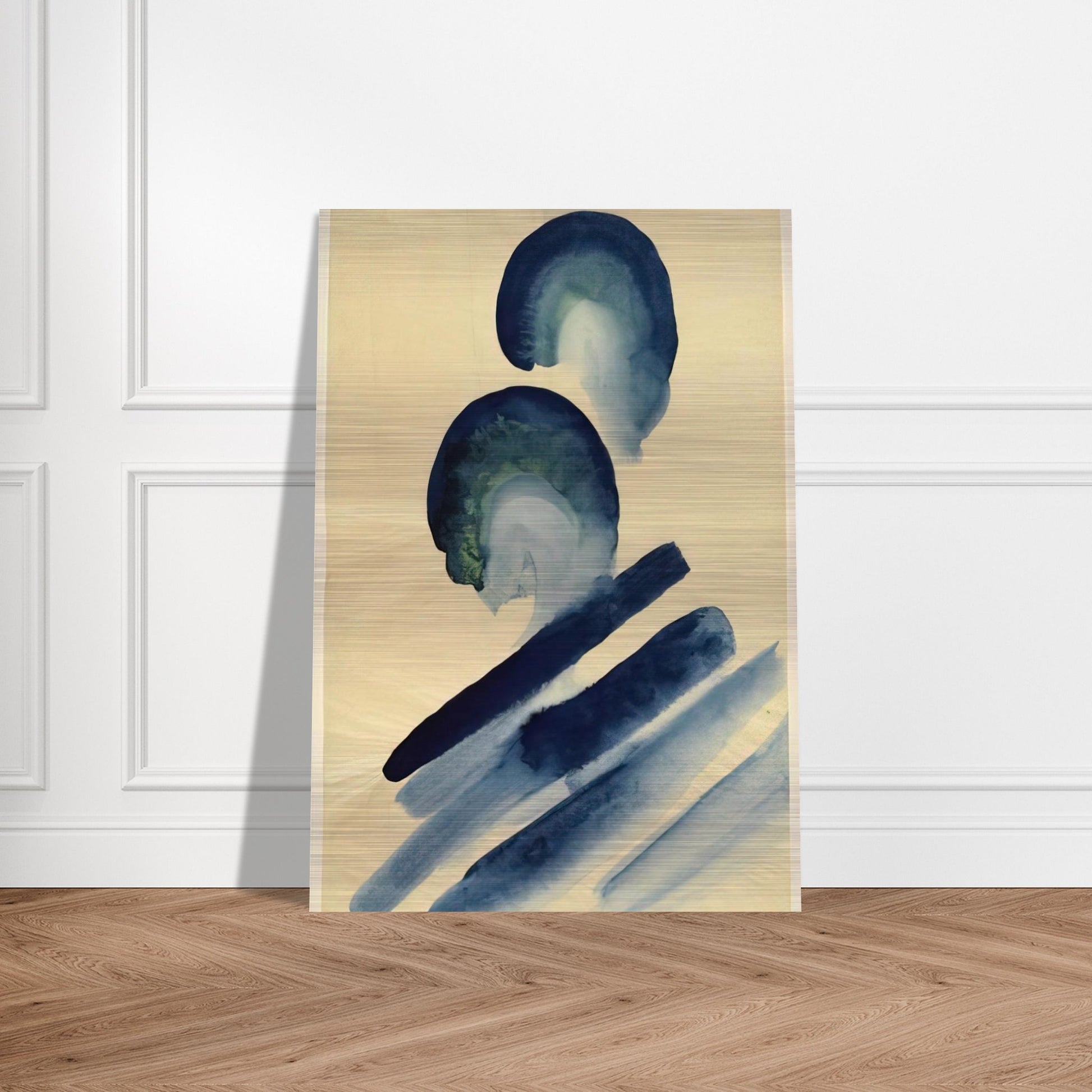 Blue-02 - Georgia O'Keeffe Brushed Aluminum Print - 70x100 cm / 28x40 inches | Georgia O'Keeffe Aluminum Print | Georgia O'Keeffe Prints
