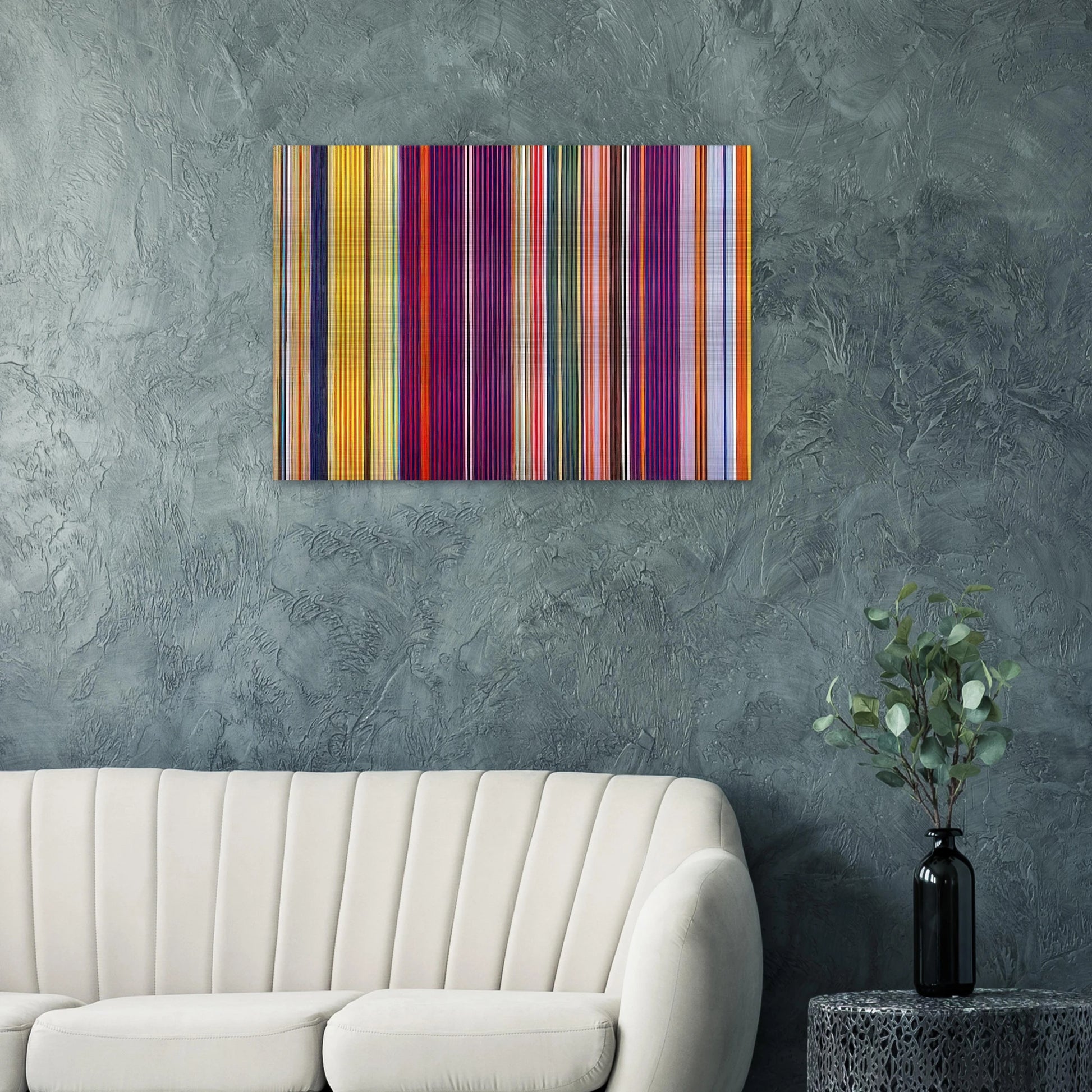 Dr. Peppercorn - 1967 - Gene Davis Brushed Aluminum Print - 70x100 cm / 28x40 inches | Gene Davis Aluminum Print | Gene Davis Prints