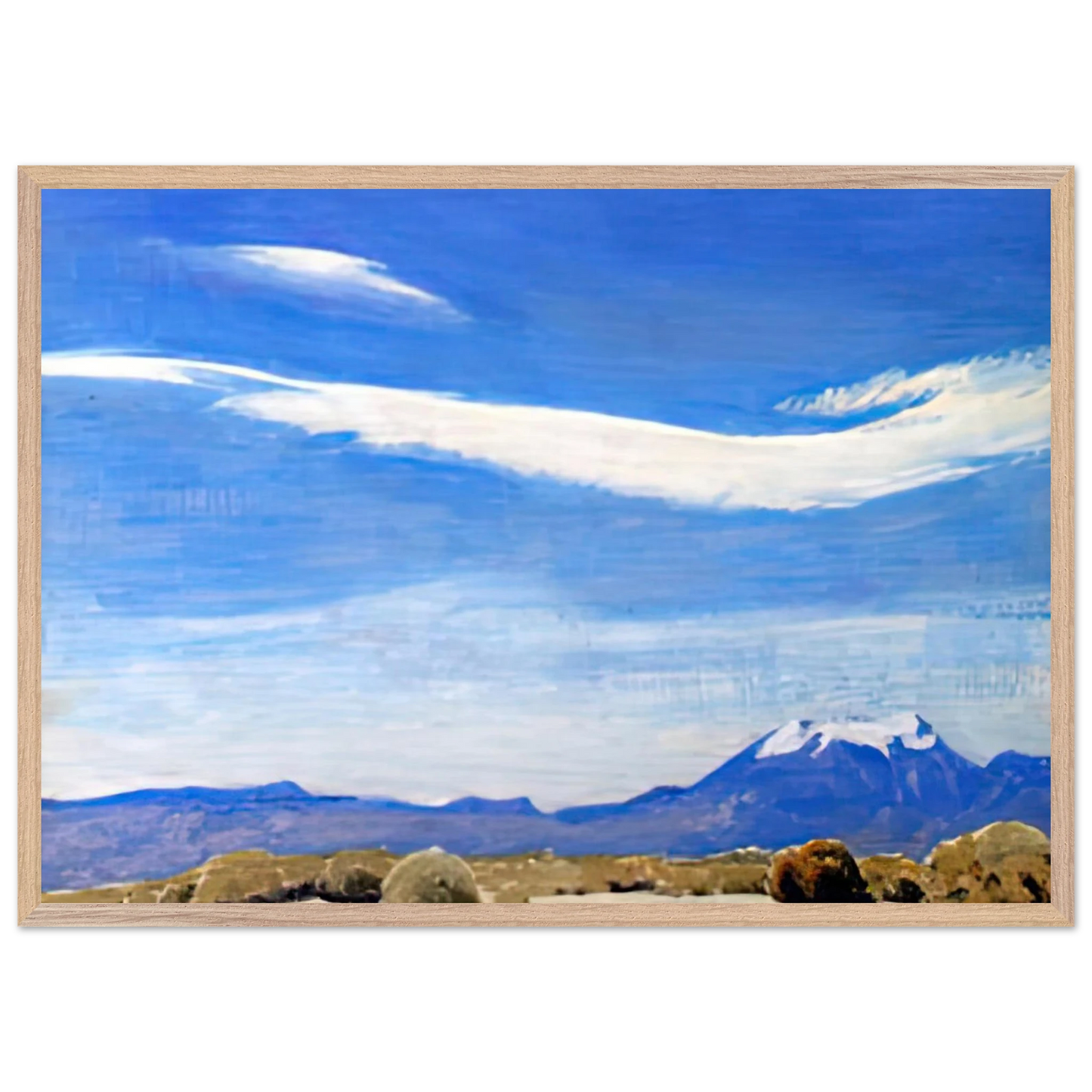 Maynard Dixon - THE CLOUD COACHELLA VALLEY CALIFORNIA 1940 Wall art - 27x35 cm / 11x14 inches - Fine Art Poster-canvas - -