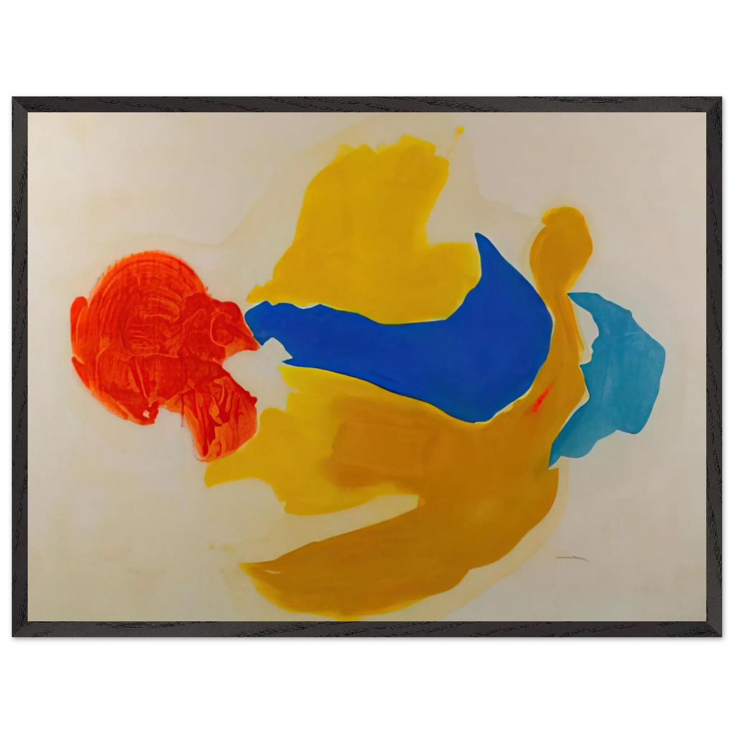 Helen Frankenthaler - Blue Jay - 1963  United States Wall art - A1 (59.4 x 84.1  cm) - Fine Art Poster - -